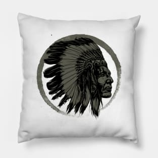 An Indian chief Pillow