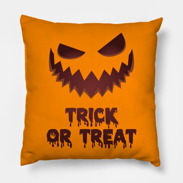 Trick or treat Pillow by Cocolima