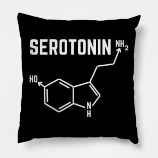 Serotonin Molecule Pillow