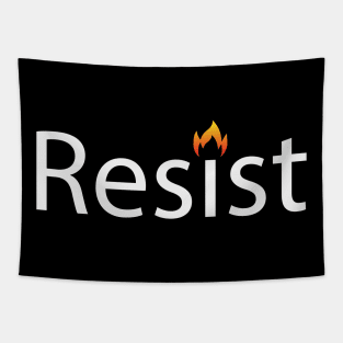 Resist resisting typography design Tapestry