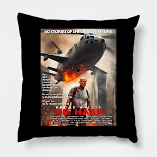 die hard Retro montage Art Pillow