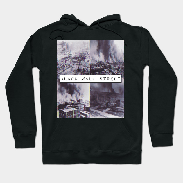 black wall street hoodie