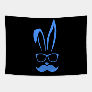 Easter bunny face with beard Tapestry