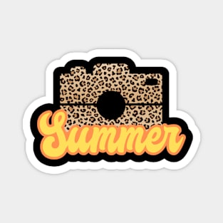 leopard camera Magnet