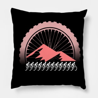 CARRERA DE CICLISMO Pillow