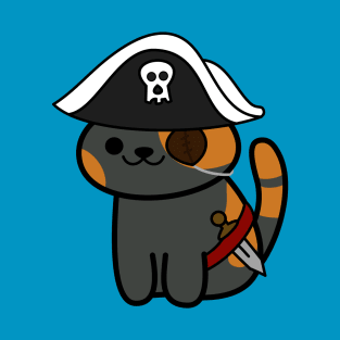 Bandit the Pirate Kitten! (Neko Atsume) T-Shirt