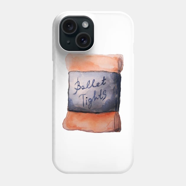 Ballet tights Phone Case by Kuhtina