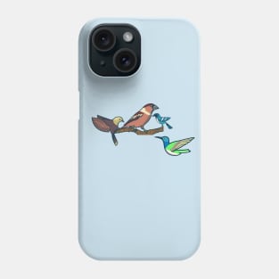 Hand Drawn Flying Bird Branch Phone Case