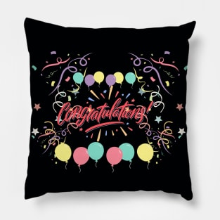 Celebrating Success Pillow