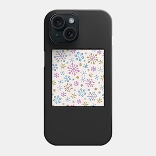 Scattered Snowflake Phone Case