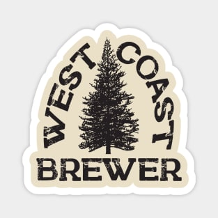 West Coast Brewer in Black Magnet