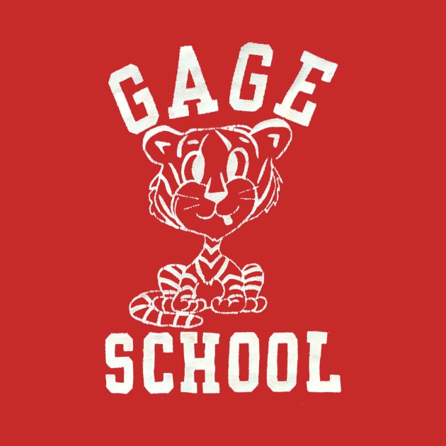 Gage Elementary School c. 1971 by TopCityMotherland