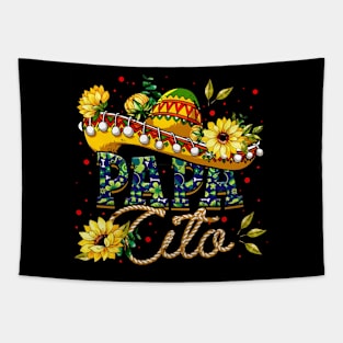 Papacito Family Cinco De Mayo Matchin Couple Mexican Dad Men Tapestry