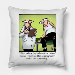 Funny Spectickles Medical Health Cartoon Pillow