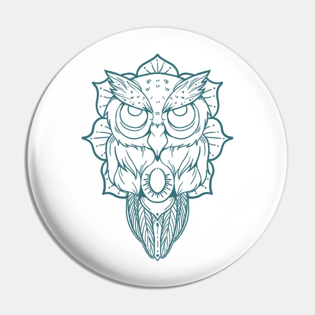 Owl symetric line Pin by DikaOtter