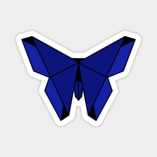 Blue Origami Butterfly Magnet