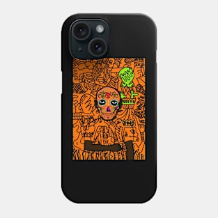 Unique MaleMask NFT with MexicanEye Color Phone Case