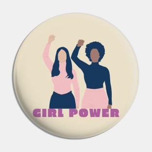 Girl power Equal rights Pin