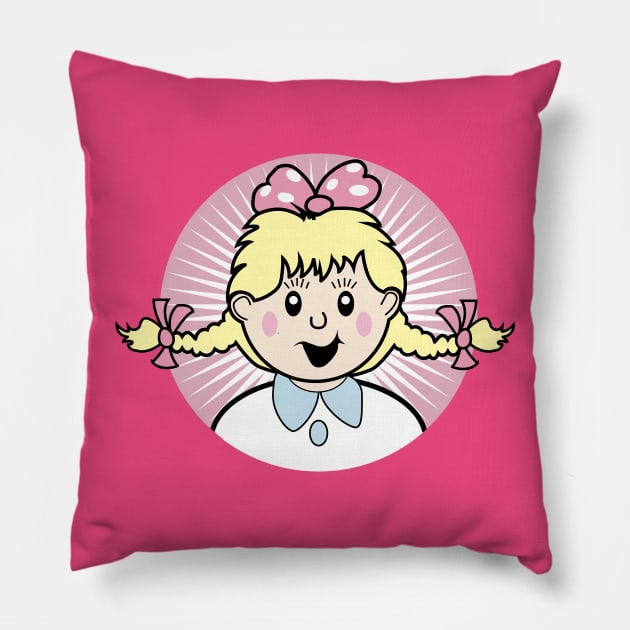 Candy Girl Pillow by fashionsforfans