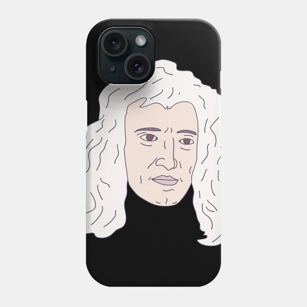 Isaac Newton - Famous Scientist - Calculus Inventor Phone Case by DeWinnes
