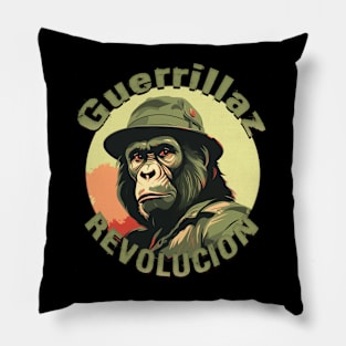 Guerrillaz Revolucion #4: Embrace the Revolution for Change Pillow