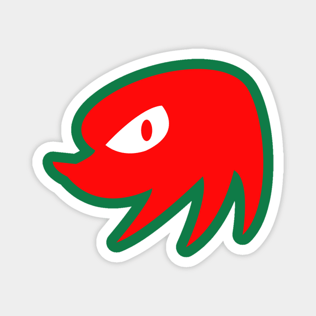 Knuckles icon Magnet by DanielCostaart