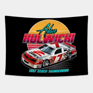 Alan Kulwicki 80s Retro Tapestry