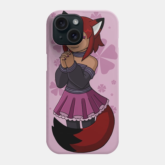 Rubi Skirt Phone Case by Firestorm Fox