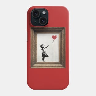 Girl With Balloon, 2006. Phone Case