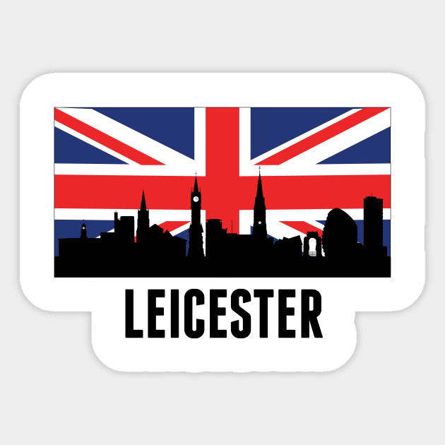 Leicester British Flag Leicester Sticker Teepublic