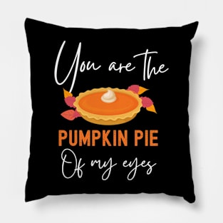 You Are The Pumpkin Pie Of My Eyes Funny Thanksgiving Matching Couple Pillow