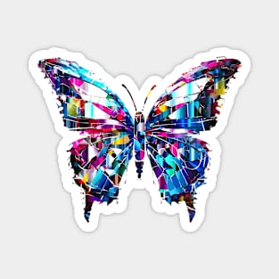 Butterfly Nature Freedom World Wildlife Wonder Abstract Magnet