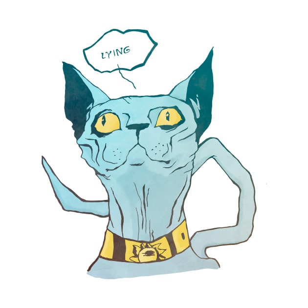 Lying Cat from Saga - Lying...heh by pepperjaq