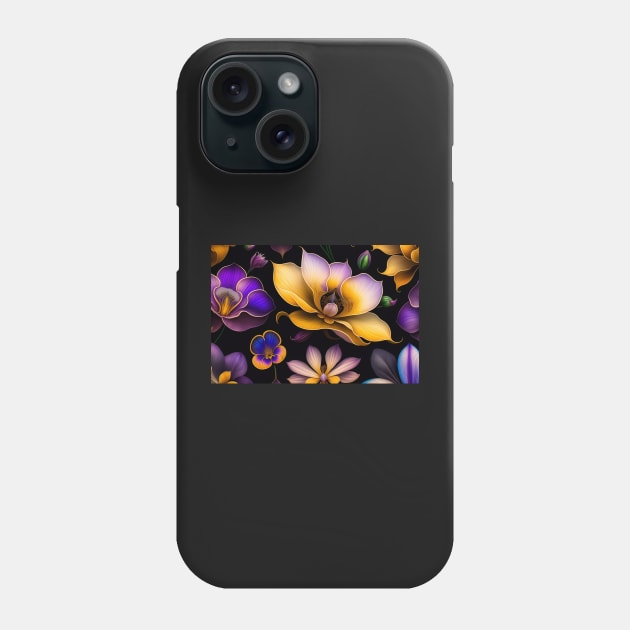 Floral Style Phone Case by Prilidiarts