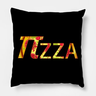 Symbol Pi like Pizza Pillow