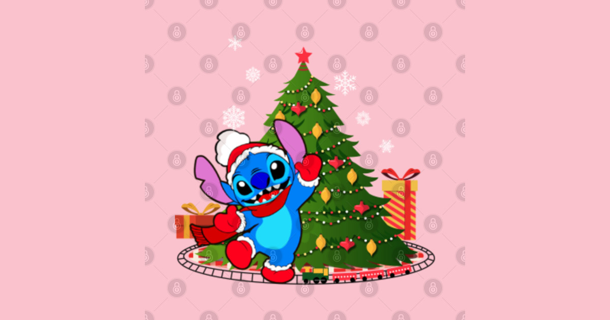 Stitch Christmas Stitch And Lilo Mask Teepublic 4728