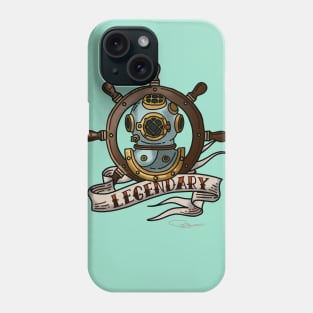 Retro Diver Tattoo Art Phone Case