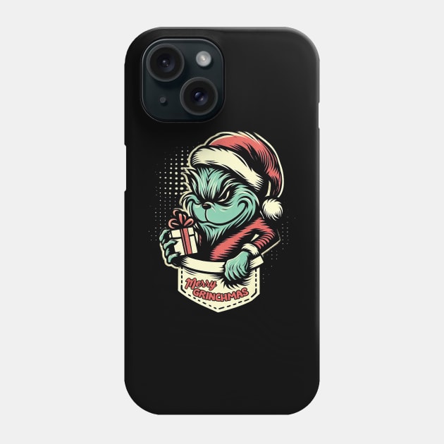 Merry Grinchmas Phone Case by Trendsdk