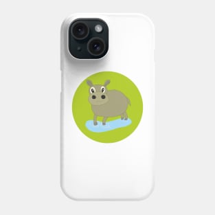 Funny hippo Phone Case