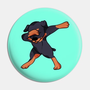 Cute Funny Happy Dog Dab!! - Animal Lover Pin