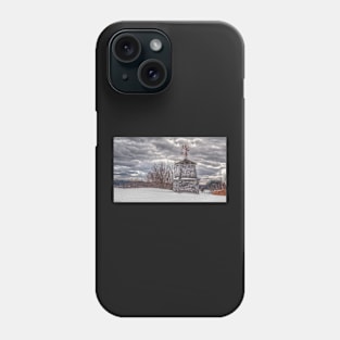 Mill in the Winter's Embrace Phone Case