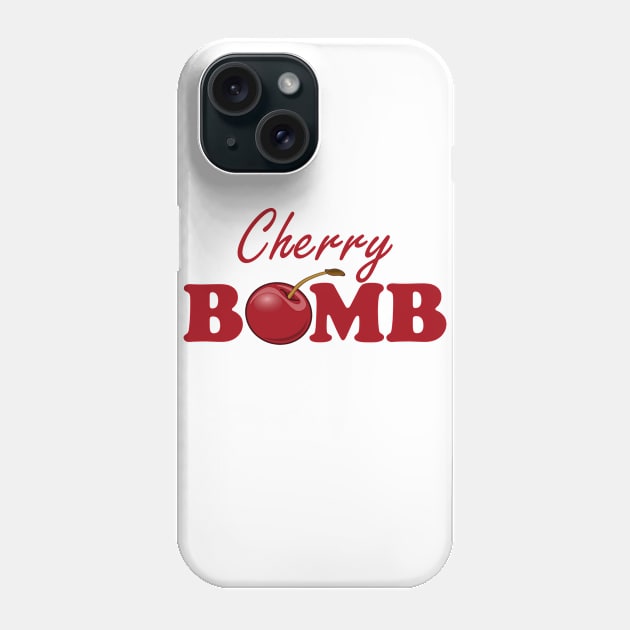 Cherry Bomb Phone Case by Roble