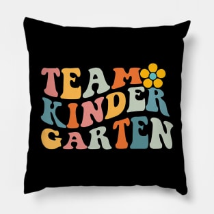 Team Kindergarten Back to School Teacher Student Pillow