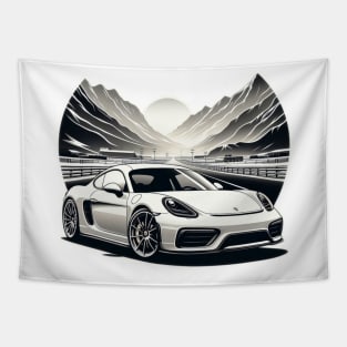 Porsche 718 Cayman Tapestry