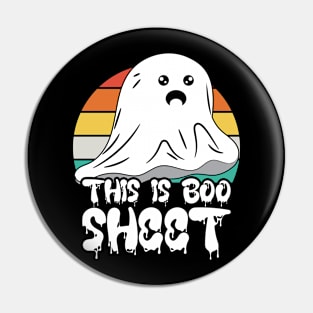 This Is Boo Sheet, Funny Halloween Pin