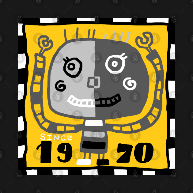 retro robot by zzzozzo