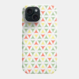 colorful sacred geometry pattern Phone Case