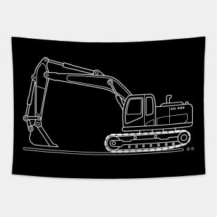 excavator W Tapestry