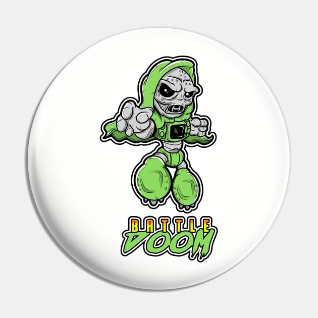 Dr Doom Pin by Boneidolink1