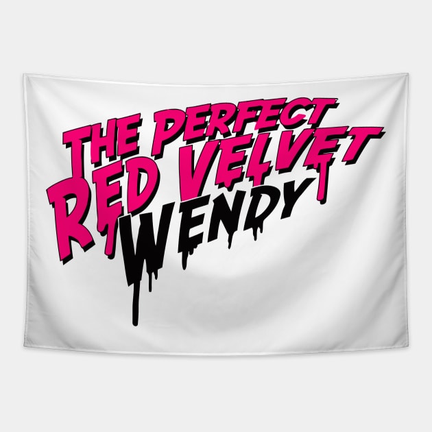 Red Velvet Wendy "The Perfect Red Velvet" Tapestry by iKPOPSTORE